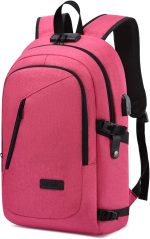 Laptop Backpack,Business Travel Anti Theft Backpack Gift for Men Women with USB Charging Port Lock,Slim Durable Water Resistant College School Bookbag Computer Bag Fits 15.6 Inch Laptop Notebook